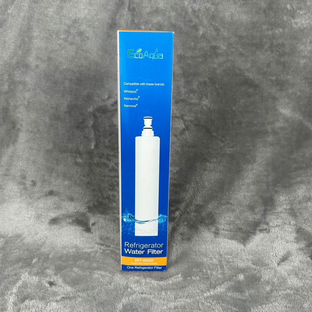 EcoAqua EFF-6002A Refrigerator Water Filter For Whirlpool KitchenAid Kenmore